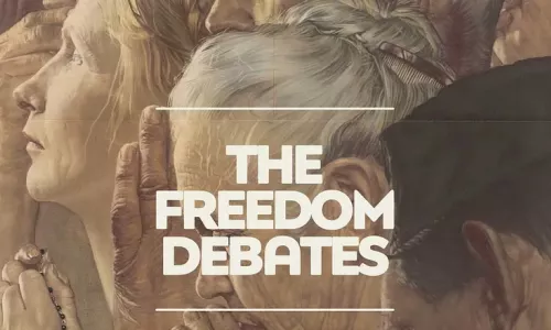 Selection from Norman Rockwell's "Freedom of Religion" painting.